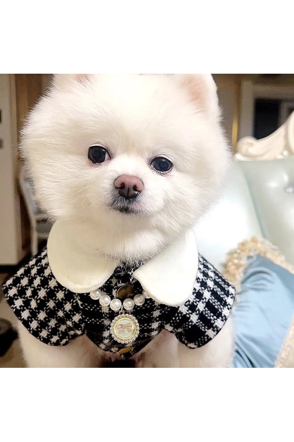 Pet Collars Product Title for Pearl Necklace Pendant - Elegant Pet Pearl Necklace for Cats and Dogs Pearl Accessory Wearable Jewelry