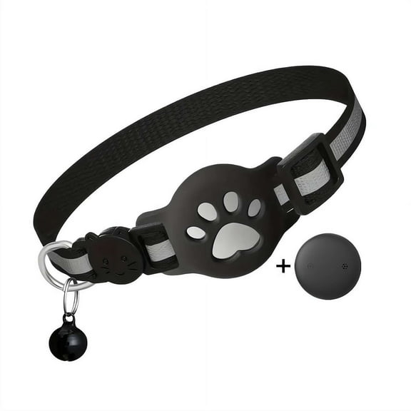 Pet Collars with Locator, Real-time GPS Tracking Collars for Cats and Dogs, Adjustable Collar with Locator, Know Whera Your Cat is
