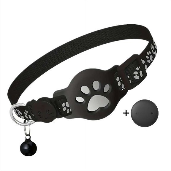 Pet Collars with Locator, Real-time GPS Tracking Collars for Cats and Dogs, Adjustable Collar with Locator, Know Whera Your Cat is