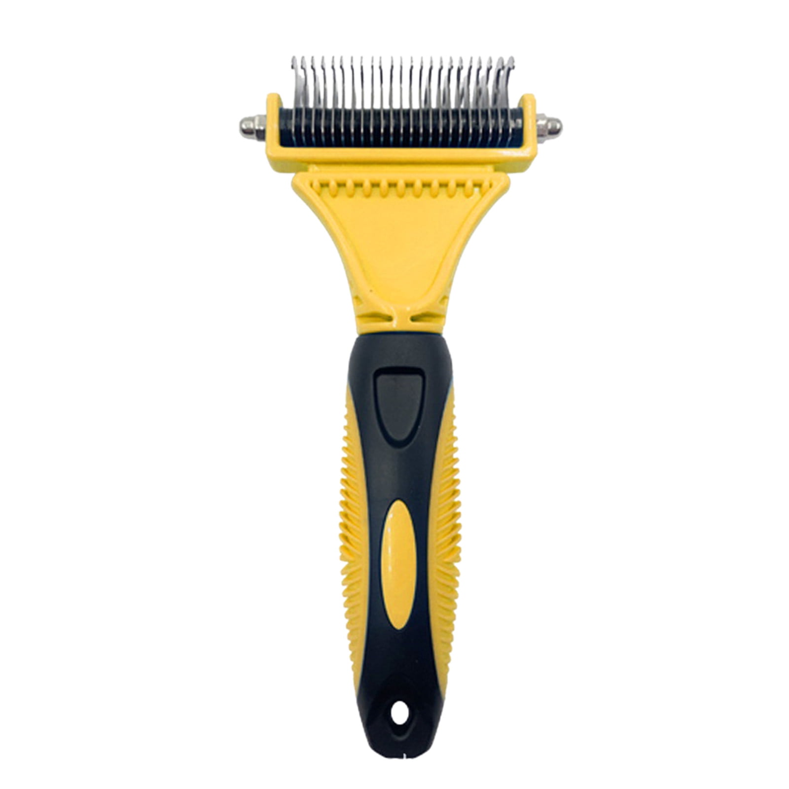 Pet Comb Dog Grooming Comb Double Stainless Steel Knotting Comb Rake