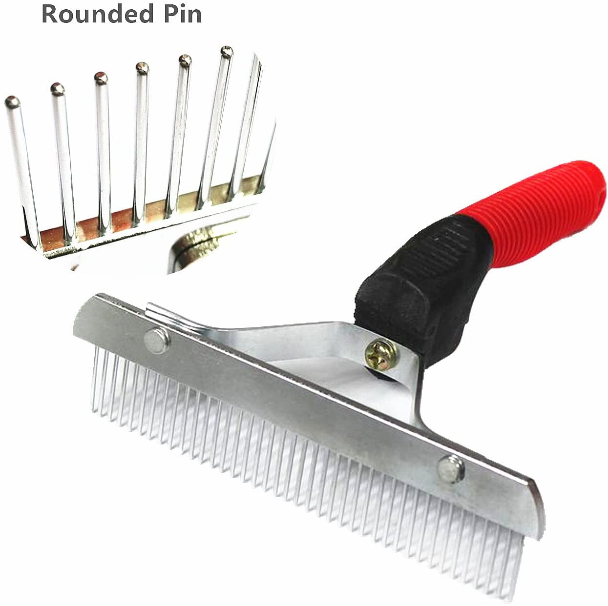 Pet Comb ExtraLarge Rake Comb Grooming Brush Deshedding Tool Beauty