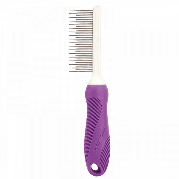 Pet Comb, Long and Short Teeth Comb for Dogs & Cats, Pet Hair Comb for Home Grooming Kit, Removes Knots, Mats and Tangles