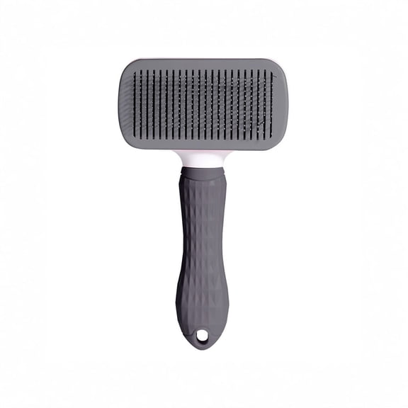 Unbranded QW Self-Cleaning Deshedding Tool for Dogs & Cats, Gray