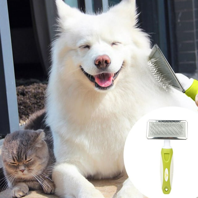 Pet Comb Stainless Steel High Low Needle Comb Cat Cleaning Grooming