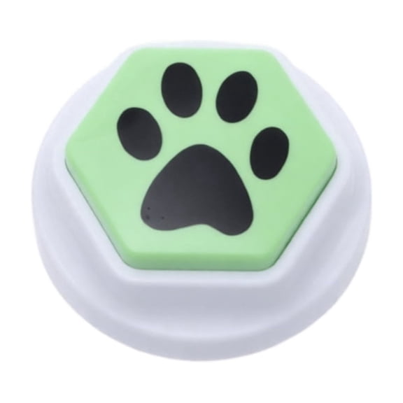 Pet Communication Button, Recordable Training Speaking Buzzer, Interactive Voice Learning Device for Dog Cat Behavior Training Communication