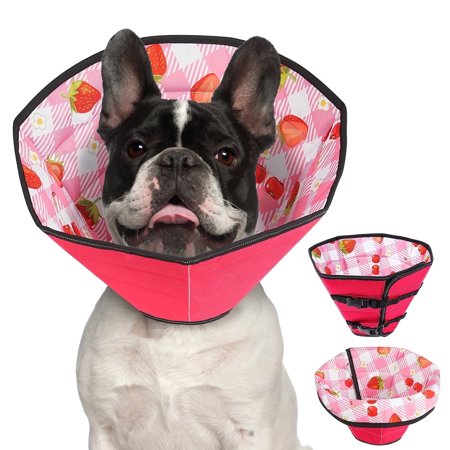 Pet Cone Collar for Small Dogs Cats, Soft Cone Surgery Recovery, Anti-Licking, Adjustable Comfortable for Spay/Neuter & Wound Care, S
