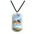 thumbnail image 1 of Pet Congratulations Selfie Dogs Cats Military Dog Tag Pendant Necklace with Cord, 1 of 5