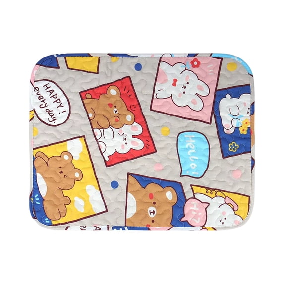 Pet Cooling Mat, 16×20in, Cat Cooling Pad, Pet Cool Mat Ice Silk Cushion For Dogs Cats Washable Pet Cool Blanket for Bed Sofa Car Seat Floor Summer Pet Essential