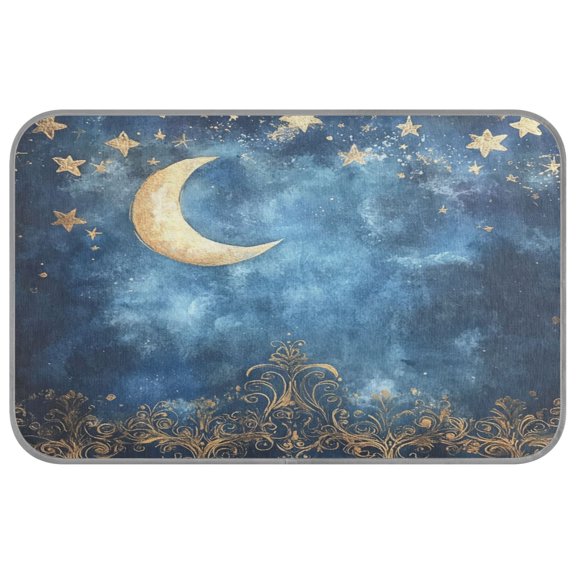 Pet Cooling Mat Breathable Ice Silk Dog Cooling Pad Foldable Summer Sleeping Mat Lacy Night Sky for Dogs & Cats,27.6×22in