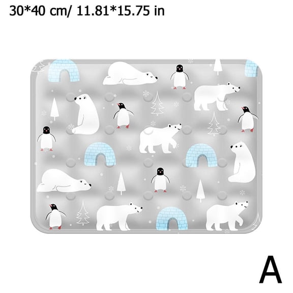 Pet Cooling Mat for Cats & Dogs, Summer Breathable & Washable Cooling Ice Bed Pad for Indoor Outdoor Puppy & Kitten, 3 Size, Fit All Kinds And Small, Medium Large Cats And Dogs