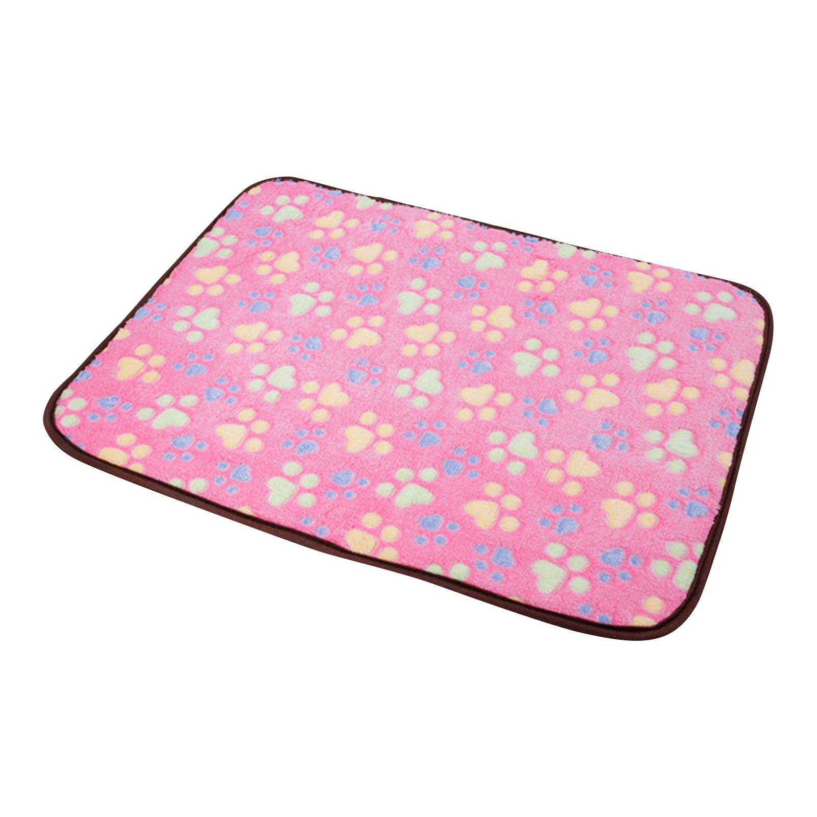 Pet Cooling Mat Cooling Mat for Dogs, Reversible Durable Woven Cooling Pet Bed, Cooling Bed for Dogs Breathable Temperature Reducing Cooling Pad for Bed Pink Single Pack