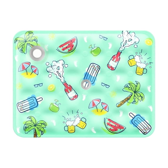 Pet Cooling Mat for Dogs and Cats, Summer Self-Cooling Gel Pad, Comfortable Pressure Activated Chilling Bed for Pets, 20 x 24 Inch, Summer Essentials, 1Pack Green Size:XL