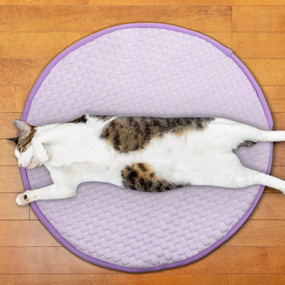 Pet Cooling Mat Gel Free Ice Pad Self Cooling Pet Bed Mat for Dogs Cats Summer Heat Relief Indoor Outdoor Use Travel Essential Hot Weather Pet Supplies Grooming