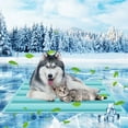 thumbnail image 1 of Pet Cooling Mat, Ice Gel Cushion for Dogs & Cats, Summer Cool Pad with Thickened Pressure Material, Waterproof Pet Bed, Portable Foldable Dog Cat Cooling Mat, 1 of 6