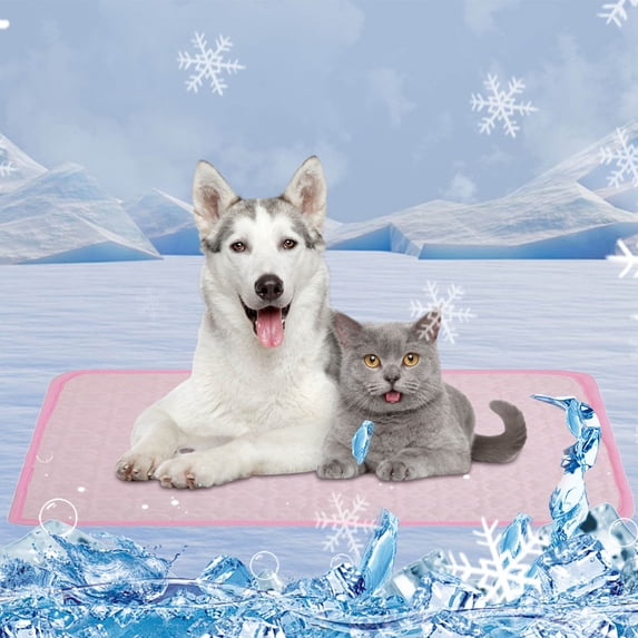 Pet Cooling Mat,Ice Silk Pet Cooling Mat,Dog Cooling Pad,Cat Cooling Blanket,Summer Pet Cooling Cushion,Breathable Pet Cooling Mat,Washable Pet Cool Blanket,Pet Bed Sofa Car Seat Cooling Mat
