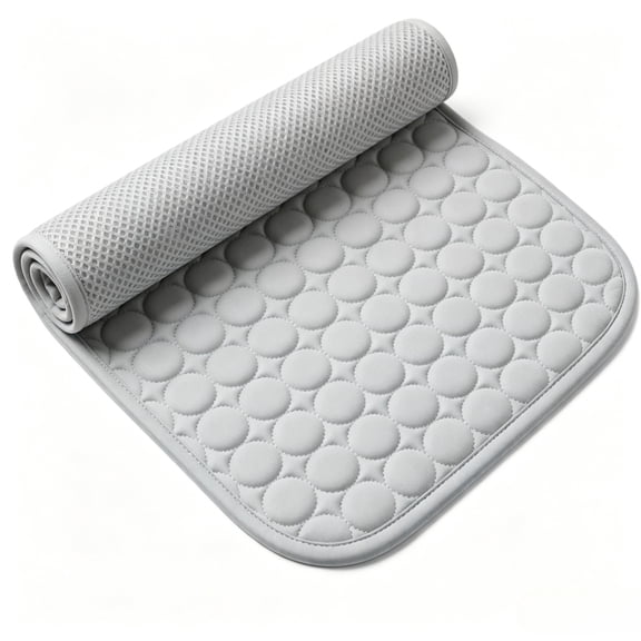 Pet Cooling Mat, Self-Cooling Ice Silk Pet Pad, Washable Foldable Portable Cooling Bed for Summer, Home, Crate, Car & Travel