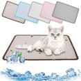 thumbnail image 1 of Pet Cooling Mat for Dogs and Cats with Ice Silk Fabric and Washable Cover for Comfortable Rest on Bed Sofa Car Seat Floor, 1 of 3