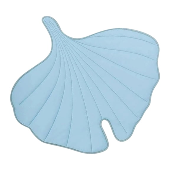 Pet Cooling Pad Blue Ginkgo Leaf Shape 1 Pack Summer Self-Cooling Non-Slip Pet Ice Mat for Cats and Dogs Suitable for Floor Couch Bed Indoor Outdoor Use