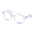 thumbnail image 1 of Pet Cosplay Glasses Round Plastic Eyewear for Cats and Small Medium Dogs, Clear Lens Photo Props, Adjustable Head Strap, 1 of 2