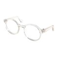 thumbnail image 1 of Pet Cosplay Glasses Round Plastic Eyewear for Cats and Small Medium Dogs, Clear Lens Photo Props, Adjustable Head Strap, 1 of 2
