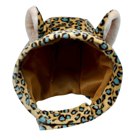 Pet Costume Caps with Ears Shape Hat Party Cosplay Dress Accessories for Cats and Small Sized Dogs