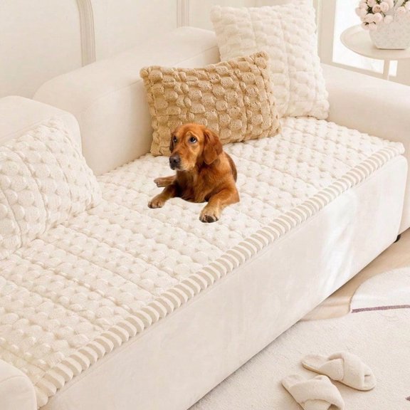 Pet Couch Cover Couch Covers for Dogs Washable Dog Sofa Covers Couch Protector Fuzzy Non Slip Couch Slipcover Pet Friendly