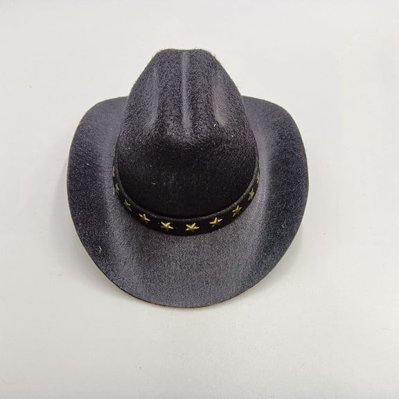 Pet Cowboy Hat for Cats and Small Dogs, Adjustable Felt Western Style Cap, Costume Accessory for Photo Prop and Party for Pets