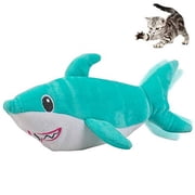 Pet Craft Supply Flipper Flopper Moving Cat Toy with Catnip & Silvervine, Blue