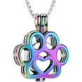 thumbnail image 1 of Pet Cremation Jewelry For Ashes For Dog/Cat Paw Stainless Steel Memorial Locket Urn Necklace Inside Mini Case Keepsake Cremation Jewelry Women Men, 1 of 5