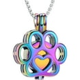 thumbnail image 1 of Pet Cremation Jewelry For Ashes For Dog/Cat Paw Stainless Steel Memorial Locket Urn Necklace Inside Mini Case Keepsake Cremation Jewelry Women Men, 1 of 7