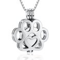thumbnail image 1 of Pet Cremation Jewelry For Ashes For Dog/Cat Paw Stainless Steel Memorial Locket Urn Necklace Inside Mini Case Keepsake Cremation Jewelry Women Men, 1 of 6