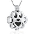 thumbnail image 1 of Pet Cremation Jewelry For Ashes For Dog/Cat Paw Stainless Steel Memorial Locket Urn Necklace Inside Mini Case Keepsake Cremation Jewelry Women Men, 1 of 6
