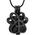 thumbnail image 1 of Pet Cremation Jewelry for Dog/Cat Paw Stainless Steel Memorial Locket Urn Necklace with Hollow Urn Cremation Jewelry for Ashes, 1 of 6