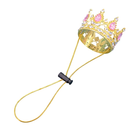 Pet Headband, Adjustable Dog Cat Princess , Rhinestone Pet Headwear for Small Dogs Cats Puppy Kitten, Pet Birthday Party Accessory (Size/Style as Pictured)
