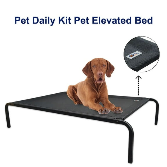 Pet Daily Kit Elevated Pet Bed with Durable Frame and Mesh, Easy to Assemble