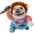 thumbnail image 1 of Pet Deadly Doll Dog Costume, Cosplay Halloween Christmas Funny Clothes Party Costume for Small Medium and Large Dogs (Small), 1 of 7