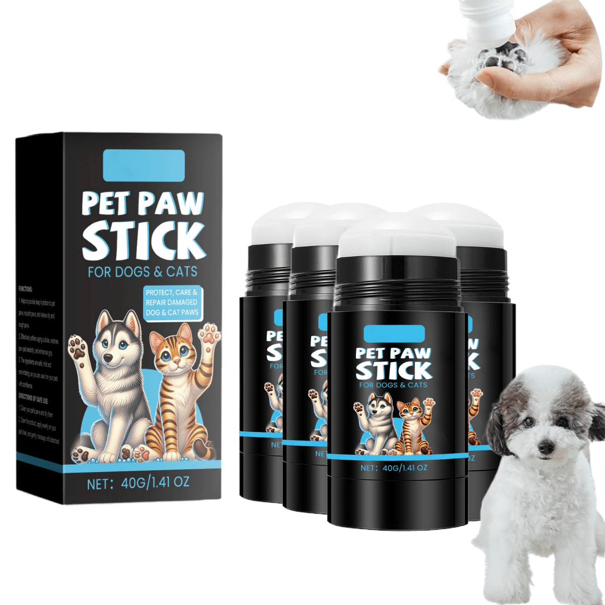 Pet Deals Paw Balm Cats Paw Moisturizing Stick Prevents Dryness and