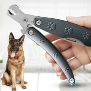Pet Deluxe Dog Nail Trimmers for Sensitive Dog, Safe Dog Nail Clipper for Large Medium Small Dogs, Heavy Duty Dog Toenail Clippers, Professional Dog Nail Cutters for All Dogs with Thick Nail