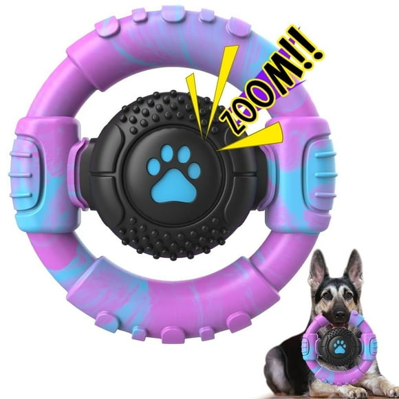 Pet Deluxe Dog Toys for Aggressive Chewers Large Dogs Squeaky Dog Chew Toys for Large Medium Breed Nylon Rubber Interactive Tough Dog Toys to Keep Them Busy