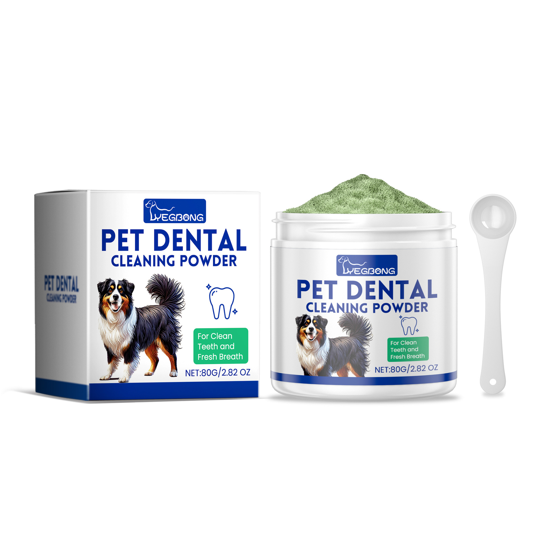 Pet Dental Cleaning PowderDog Dental Powder Teeth Cleaning Powder for
