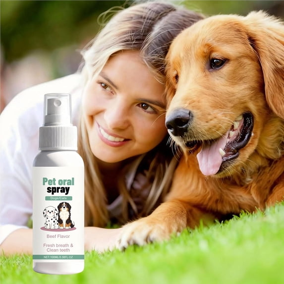 Dental Spray for Fresh Breath Care, No-Brush Formula, 3.38 Oz