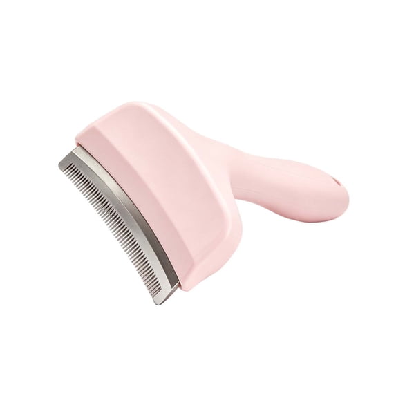 Pet Deshedding Brush Curved Stainless Steel Blade Grooming Comb Shedding Tool For Medium Long Haired Dogs And Cats