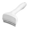 thumbnail image 1 of Pet Deshedding Brush Curved Stainless Steel Blade Grooming Comb Shedding Tool For Medium Long Haired Dogs And Cats, 1 of 9