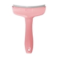thumbnail image 1 of Pet Deshedding Brush for Dogs Cats, Self Cleaning Grooming Comb for Short Long Haired Pets, Large, Pink, 1 of 2