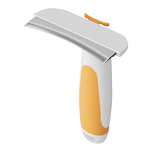 Pet Deshedding Comb – V-Shaped Teeth Dog & Cat Hair Removal Brush – Gentle on Skin, No Pulling – Multifunctional Grooming Tool for Shedding Control & Coat Care