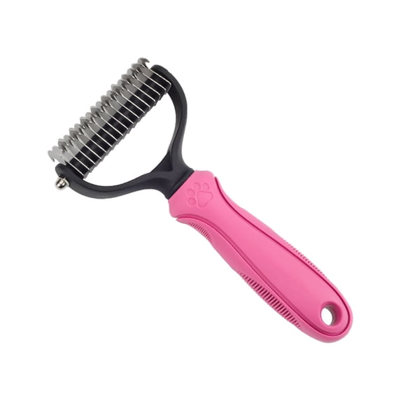 Pet Deshedding Comb for Cats, Self-Cleaning Undercoat Depilatory Tool, Ergonomic Grooming Brush for Shedding Control, Ideal for Daily Use at Home