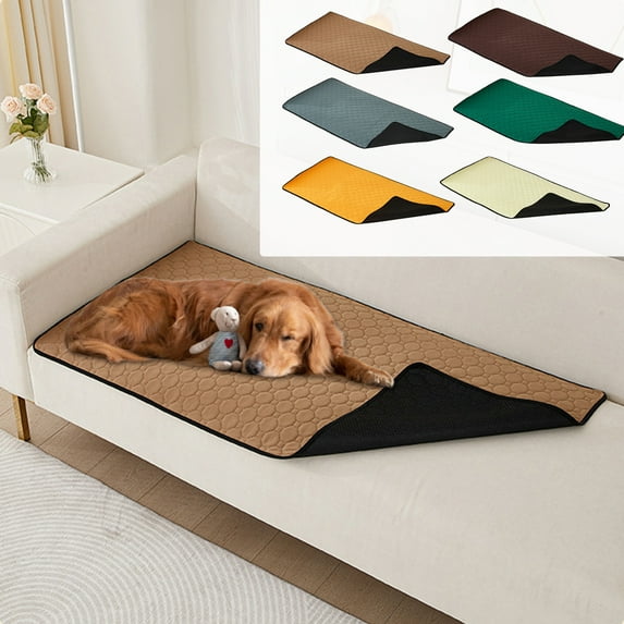 Pet Diaper Pad Waterproof Dog Diaper Mat Reusable Absorbent Cat Pad with Non-Slip Bottom Pet Supplies