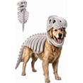 thumbnail image 1 of Pet Dinosaur Costume, Soft Plush T-Rex Skeleton Halloween Costume for Dogs | Cosplay Clothes for Medium & Large Dog and Cats Funny Adorable Glow-in-the-Dark Dino Outfits Big Breeds For Party Family, 1 of 8