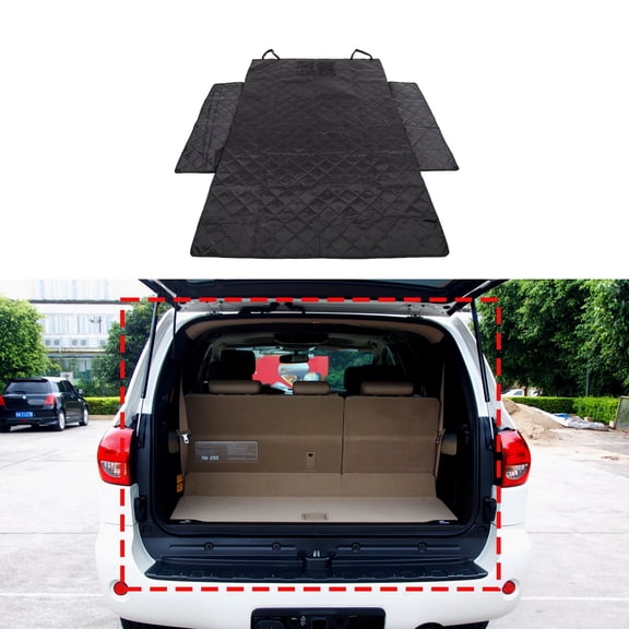 Pet Dirt Mats for Toyota Sequoia 2021,Waterproof Pet Trunk Cargo Cover Mat, Non-Slip Pet Cargo Liner