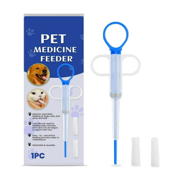 Pet Dispenser Leak Proof and Functional Liquid and Tablet Feeder for Cats and Dogs - Solution for Indoor and Outdoor Use
